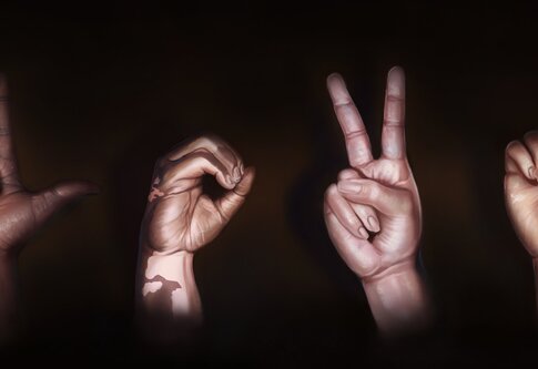 Love in sign language | © https://design.tutsplus.com/